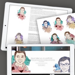 Illustrationen für das ifp-Institut zur Förderung publizitischen Nachwuchses München