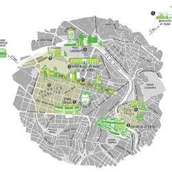 Illustrierte Karte von Bilbao
