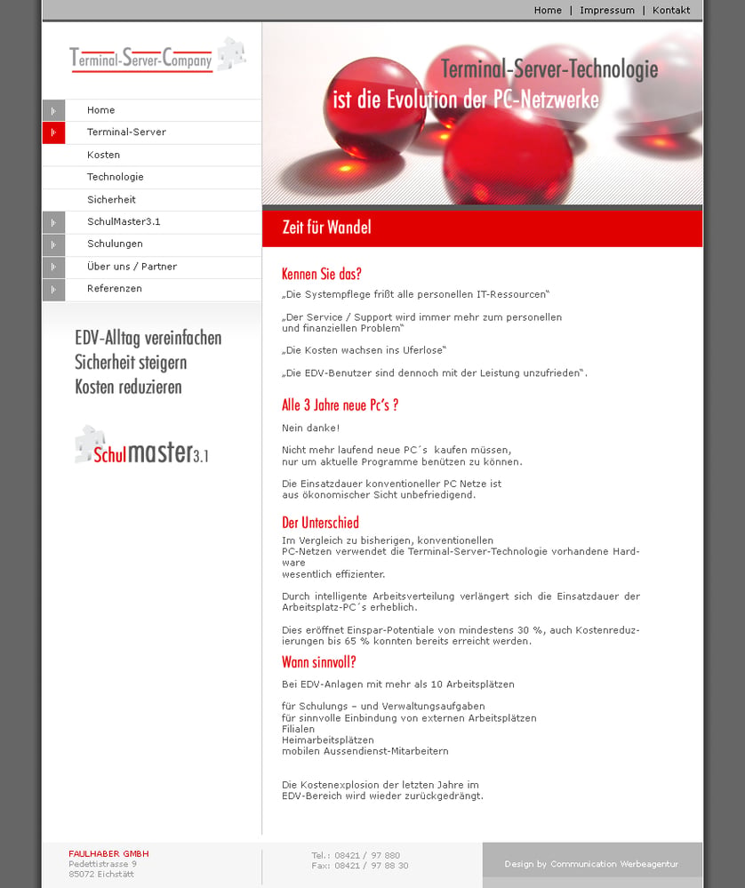 Screendesign Terminal Server Company