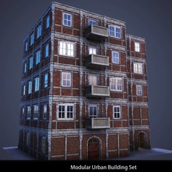 Modulares Stadtgebäude