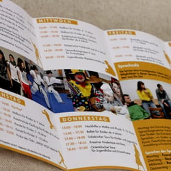 Design der Jahreslehrplanes des Kinder und Jugendclubs SCHALASCH