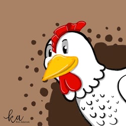 digitallotsen: Huhn