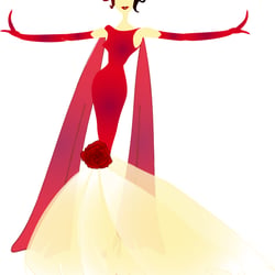 Braut elegant – für Animation