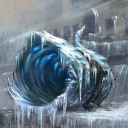 below the arena