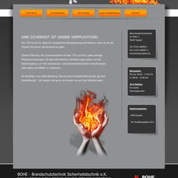 webseite: BOHE.de Brandschutz und Sicherheitstechnik