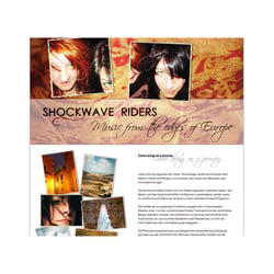 Folkband, Booking-Page auf Label-Website / Ausschnitt
