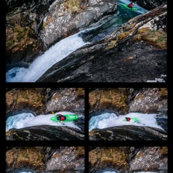 chronology of a first descent – Biasse Waterfall – Hautes Alpes