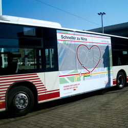 Kampagne zum neuen Nahverkehrsnetz in Duisburg