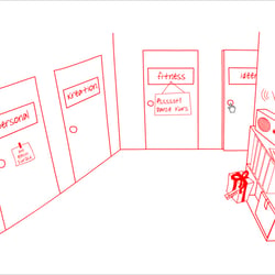 Agentur-Flur