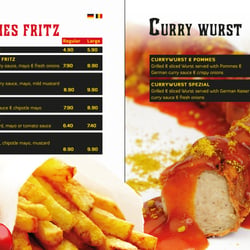 Menu-Board, German Fast Food