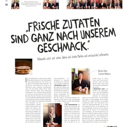 McDonald’s – Zeitungsbeileger & Anzeigen