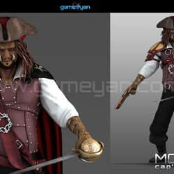3D Morgan Capn Creature Character Modeling