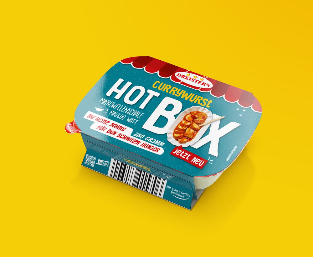 Foodshot und Packshot für Dreistern Hotbox Curry