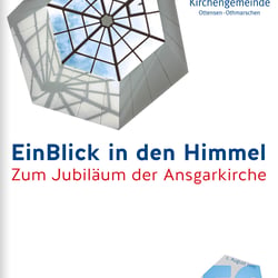 Festschrift zum 50-jährigen Jubiläum einer Kirche (Titelseite)