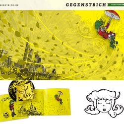 Symphatiefigur, Illustration und Booklet für „DieTraktor“, Frankfurt