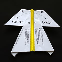 Faltanleitung / Poster. Gefaltet.