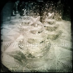 Christbäumchen aus Kristallglas.