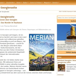 Übersicht der Nachrichten in der Georgienseite