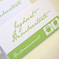 Buffetkarte „Modern“