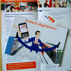 moBiel GmbH – HandyTicket für Bielefeld – Vektor Illustration