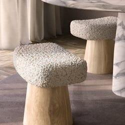 High end rendering of a stool