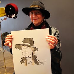 Schnellzeichner und Karikaturist Mr. Kiss aus München