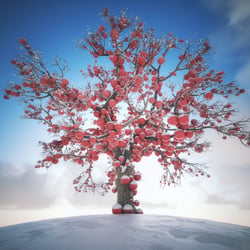 A Christmas tree