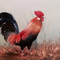 Öl auf Leinwand