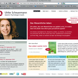 internetauftritt ulrike scheuermann – startseite/Home