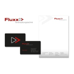 Geschäftsausstattung einer Veranstaltungstechnik Firma