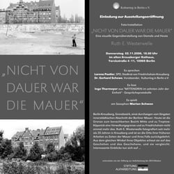 Einladungskarte – Din lang Hochformat (links: Vorderseite, rechts: Rückseite)
