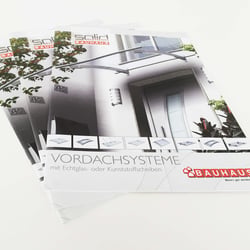 Bauhaus Vordachsysteme – Produktbroschüre
