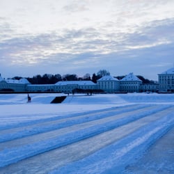 Schloß Nymphenburg im Winter