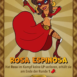Spielkarte: „Rosa Espinosa“