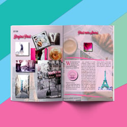 ANN –  Konzept für ein neues Lifestyle-Magazin – Doppelseite City-Trip Paris