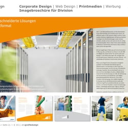 Corporate Design | Printmedien | Imagebroschüre für Division