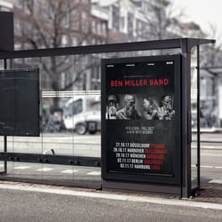Plakatdesign „Ben Miller“