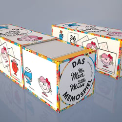 MR MEN LITTLE MISS – Packaging Memospiel