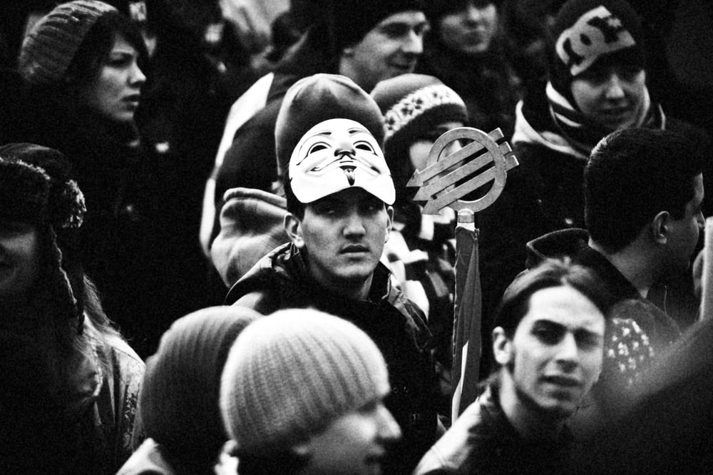 Anti fascism demonstration