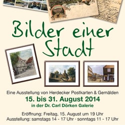 Postkartenausstellung in der Dr. Carl Dörken Galerie