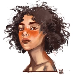 Curls, 2016 (Photoshop)