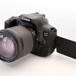 Camera 3D Render Front