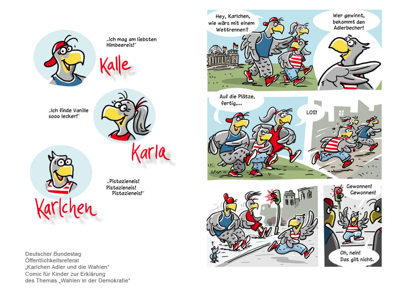 Karlchen Adler und die Wahlen