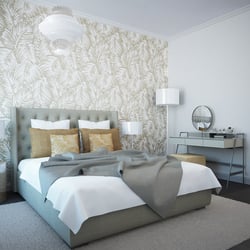 Schlafzimmer mit Begehbarer Kleiderschrank