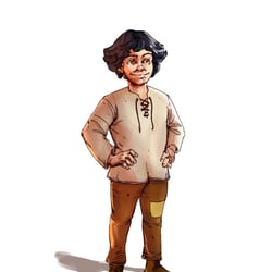 Characterdesign – Hobbitjunge – Dungeons and Dragons