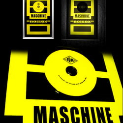 Leuchtkasten mit aufgesteckter CD • IchMaschine (Noisex)