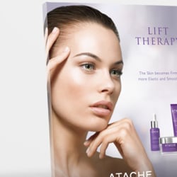 Display de la línea LIFT THERAPY desarrollado para la firma de cosmética internacional ATACHE s.a.