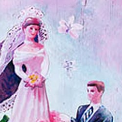 Welt am Sonntag / Der Bräutigam steht bei der Hochzeit ganz im Schatten der Braut