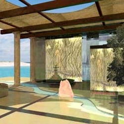 3D Visualisierung – Spa Aussenbereich 2