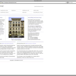 Internetseite (Screendesign)